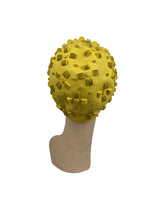 Load image into Gallery viewer, Fabulous Original 1930's Lemon Yellow Swimming Cap - Vintage Swimwear