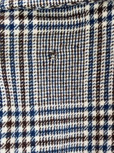 Load image into Gallery viewer, Wounded But Wearable Original 1930's Blue, Brown and Cream Check Suit - Bust 32 33