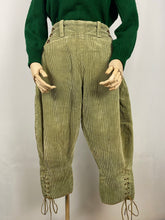 Load image into Gallery viewer, RESERVED DO NOT BUY Original Women's Land Army Corduroy Breeches - Waist 30