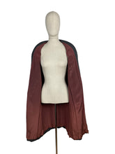 Load image into Gallery viewer, Original 1940's Charcoal Grey Lightweight Wool Coat by Harella - Bust 34 36 *