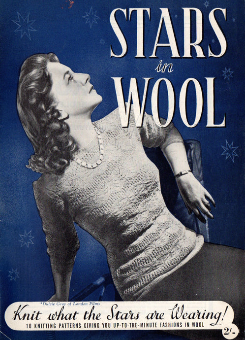 1940s Knitting Booklet - Stars In Wool