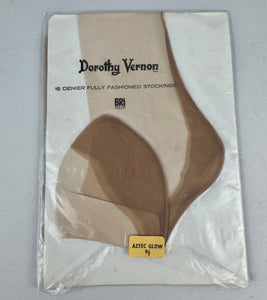 Original Pair of 1950's 1960's Fully Fashioned Soiree Stockings by Dorothy Vernon