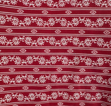 Load image into Gallery viewer, 1940&#39;s Reproduction Blouse in Red and White Hearts, Flowers and Stripe Novelty Print - Bust Pink, Blue, Yellow and White Feed Sack - Bust 35 36 37
