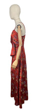 Load image into Gallery viewer, Original 1950&#39;s Flame Red Evening Dress by Lee Delman - Bust 38 39
