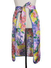 Load image into Gallery viewer, Original Volup 1940's CC41 Rayon Silk Floral Apron by Conquestor
