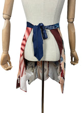 Load image into Gallery viewer, Original Home Made 1940&#39;s Apron Made from 1940&#39;s Ties with Dogs, Leaves, Birds and Boats
