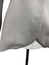 Load image into Gallery viewer, 1940's Single Breasted Light Brown Wool Jacket with Two-tone Buttons - Bust 34 35
