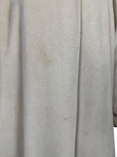 Load image into Gallery viewer, Original Late 1940's Early 1950's Cream Wool Coat with Single Button Closure - Bust 44 46
