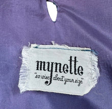 Load image into Gallery viewer, Original 1950's Lavender Blue Lace Dress, Bolero and Jacket Set by Mynette - Bust 38
