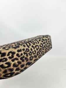 Original 1950's Calego of Canada Faux Leopard Skin Bag