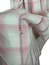 Load image into Gallery viewer, Original 1950&#39;s White and Pink Check Barbie Day Dress with Black Trim - Bust 32 *
