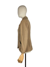 Load image into Gallery viewer, Original 1940's Camel Coloured Single Breasted Jacket - Bust 36
