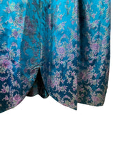 Load image into Gallery viewer, Stunning Original 1950&#39;s Sidney Smith Evening Dress in Blue, Pink and Green - Bust 36 *
