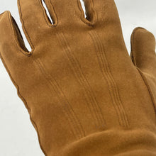 Load image into Gallery viewer, Beautifully Soft Vintage 1950&#39;s Rust Suede Ladies Gloves *
