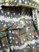 Load image into Gallery viewer, Original 1950's 1960's Geometric Print Cotton Belted Day Dress - Bust 33 34 *
