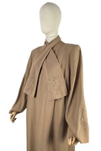 Load image into Gallery viewer, 1940s Volup Caldaric Camel Coloured Wool Coat with Soutache and Trapunto Quilting - Bust 44 46
