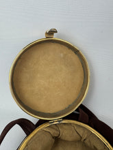 Load image into Gallery viewer, Original 1940&#39;s Chocolate Brown Suede Bag with Gold-tone Frame and Clasp
