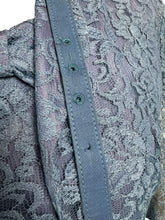 Load image into Gallery viewer, Original 1950's Lavender Blue Lace Dress, Bolero and Jacket Set by Mynette - Bust 38
