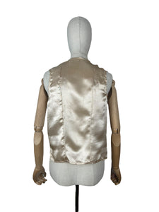 Original 1930’s 1940’s Dickie Blouse with Spearpoint Collar - Bust 34 *