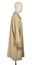 Load image into Gallery viewer, Original Late 1940's Early 1950's Cream Wool Coat with Single Button Closure - Bust 44 46
