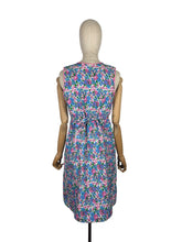 Load image into Gallery viewer, Original 1940's Pink, Blue and White Cotton Apron - Great Chore Dress - Would Make A Great Summer Dress - Bust 34 35
