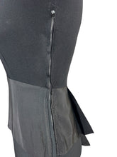 Load image into Gallery viewer, Original 1940's Bernice Holloway Black Crepe and Grosgrain Day Dress - Bust 34
