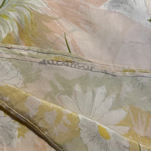 Load image into Gallery viewer, Original 1950’s Jacqmar Pure Silk Scarf with Marguerite Daisies in Blush, Green and White
