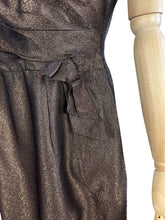 Load image into Gallery viewer, Original 1950's Brown Sleeveless Wiggle Dress by Peggy Page - Bust 36
