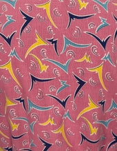 Load image into Gallery viewer, 1940&#39;s Reproduction Blouse in Pink, Blue, Yellow and White Feed Sack - Bust 35 37
