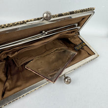 Load image into Gallery viewer, Original Wilco 1930&#39;s 1940&#39;s Faux Snakeskin Clutch Bag - Great Vintage Accessory
