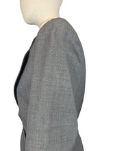 Load image into Gallery viewer, Original 1940's or 1950's Connei Model Jacket in Grey Wool with Single Button Closure - Bust 34 36
