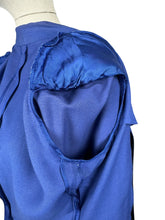Load image into Gallery viewer, Original 1940&#39;s Hyacinth Blue Fine Linen Skirt Suit by Sacony Palm Beach - Bust 38 40
