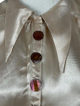 Load image into Gallery viewer, Original 1930’s 1940’s Dickie Blouse with Spearpoint Collar - Bust 34 *
