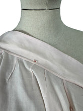 Load image into Gallery viewer, Original 1950&#39;s Baby Pink Fine Cotton Blouse with White Embroidery - Bust 36 *
