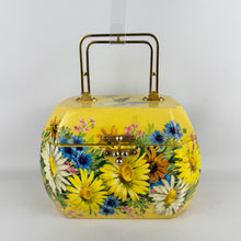 Load image into Gallery viewer, Beautiful Vintage Wooden Box Bag with Bright Floral and Pretty Butterfly Decoupage
