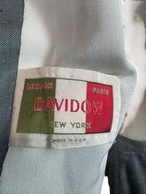 Load image into Gallery viewer, Original 1950's Davidow Grey Fleck Wool Suit with Covered Buttons - Bust 42 44
