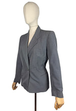 Load image into Gallery viewer, Original 1940s or 1950's Volup Grey Stripe Wool Single Breasted Jacket by Keldore - Bust 40 42
