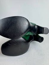 Load image into Gallery viewer, Original 1940's Palizzio New York Green Leather Sling Back Peep-toe Shoes in Original Box - UK 3 3.5 *
