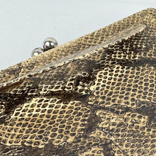 Load image into Gallery viewer, Original Wilco 1930&#39;s 1940&#39;s Faux Snakeskin Clutch Bag - Great Vintage Accessory
