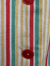 Load image into Gallery viewer, Original 1940’s CC41 Laeta Ramage Moygashel Stripe Day Dress - Bust 36
