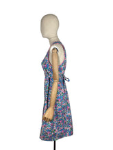 Load image into Gallery viewer, Original 1940's Pink, Blue and White Cotton Apron - Great Chore Dress - Would Make A Great Summer Dress - Bust 34 35
