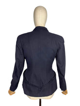Load image into Gallery viewer, Original 1930's Dark Blue Single Breasted Wool Sports Jacket by Matita - Bust 36 *
