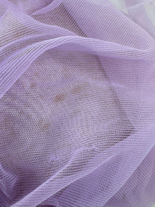 Original 1950's Manning of London Lavender Purple Hat with Ruffle Trim
