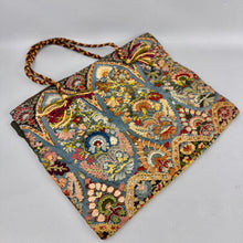 Load image into Gallery viewer, Original Early 20th Century 1910’s 1920’s Silk Embroidered Bag - Beautiful Vintage Handbag
