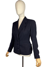 Load image into Gallery viewer, Original 1930's Dark Blue Single Breasted Wool Sports Jacket by Matita - Bust 36 *
