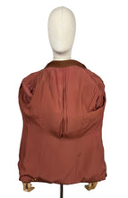 Load image into Gallery viewer, Original 1940&#39;s American Warm Brown Wool Jacket - Bust 36 38
