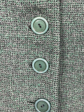 Load image into Gallery viewer, Original 1940&#39;s Green, Grey and Black Wool Tweed Jacket - Bust 38 40
