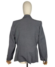 Load image into Gallery viewer, Original 1940s or 1950's Volup Grey Stripe Wool Single Breasted Jacket by Keldore - Bust 40 42
