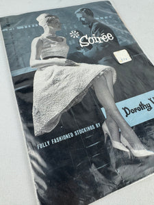 Original Pair of 1950's 1960's Fully Fashioned Soiree Stockings by Dorothy Vernon