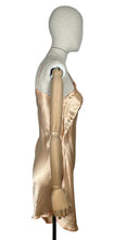 Load image into Gallery viewer, Original 1940’s CC41 Peach Coloured Satin Step In with Embroidery - Bust 34” *
